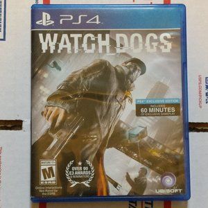 Playstation 4 Watchdogs video game with expired exclusive edition
